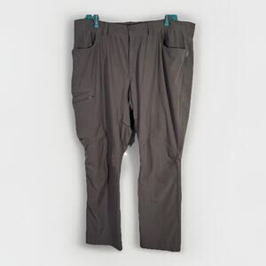 Under Armour Cargo Pants Mens 42x32 Gray Ripstop Loose Stretch Tactical Outdoor